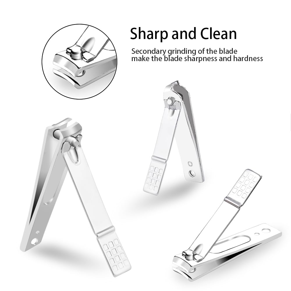 Manicure, Pedicure Kit, Nail Clippers Set of 12Pcs, Professional Grooming Kit, Nail Tools with Luxurious Travel Case