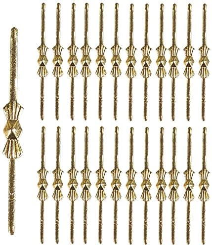 300pcs Bow Tie Crystal Connectors, Chandelier Connectors Clips Pins, Lamp Part Chlips, Hook for Crystals Replacement, Fastening Parts
