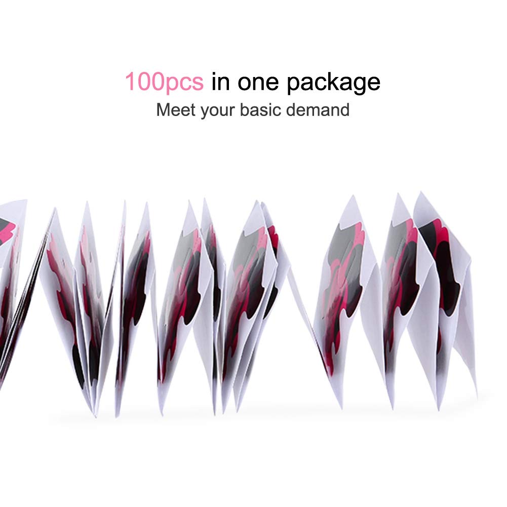 100pcs Nail Forms for Nail Extension UV Builder Gel Paper Tray Nail Art Accessories