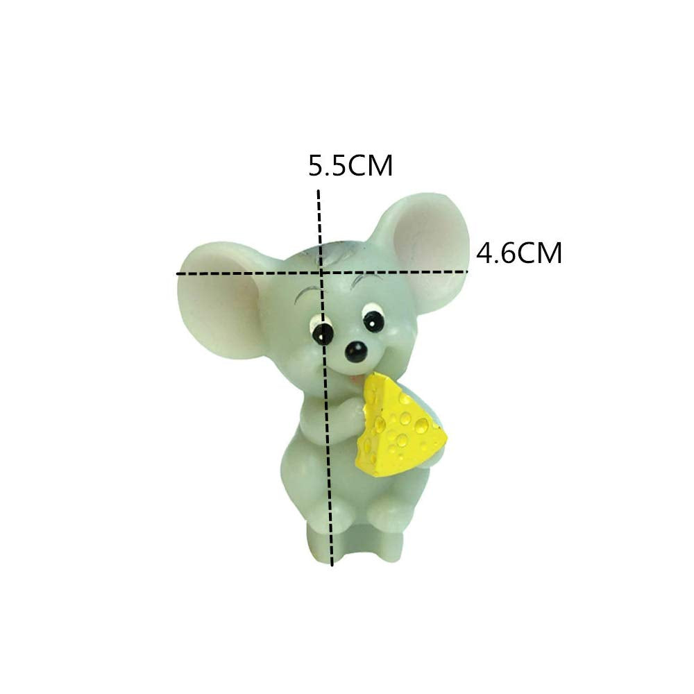 Mouse Silicone Mold - MoldFun Cute Mouse Eating Cheese 