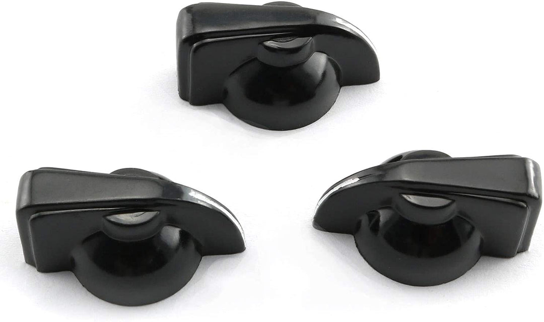 Chicken Head Knob 8PCS Black Vintage Guitar Amplifier Potentiometer Knob with Set Screw
