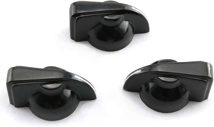 Chicken Head Knob 8PCS Black Vintage Guitar Amplifier Potentiometer Knob with Set Screw