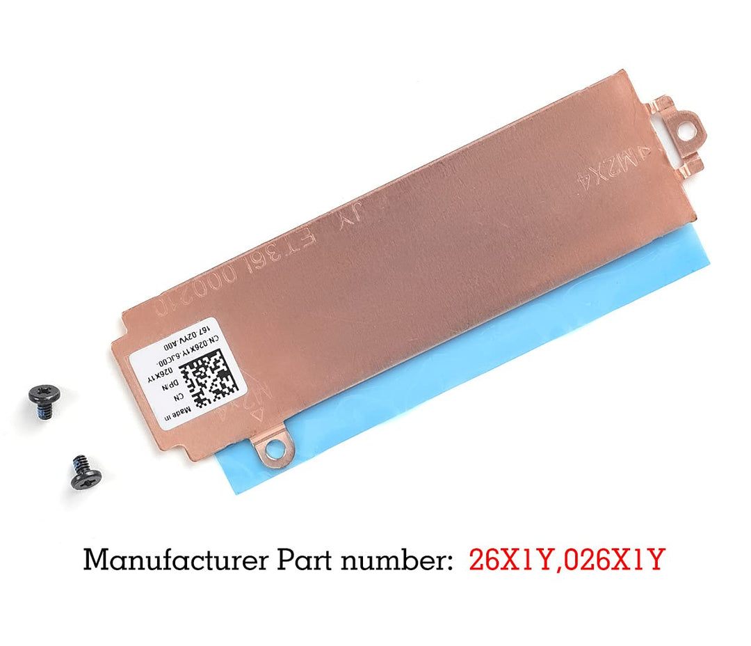 Slot 1/Slot 2 M.2 2280 SSD Heatsink 26X1Y 026X1Y 29GT8 