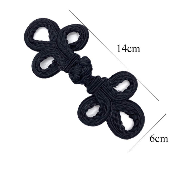 EvaGO 10 Pairs Chinese Knots Frog Buttons Closure Sewin