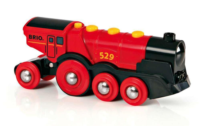 BRIO World 33592 Mighty Red Action Locomotive - Battery