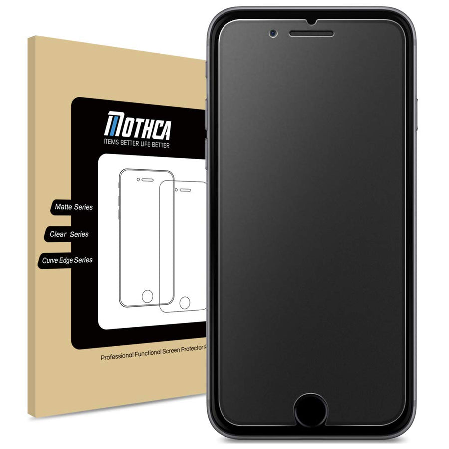 Matte Glass Screen Protector for iPhone 8 7 6s 6 Anti-Glare & Anti-Fingerprint 9H HD Clear Tempered Glass Film Smooth as Silk (Not for SE 2020)