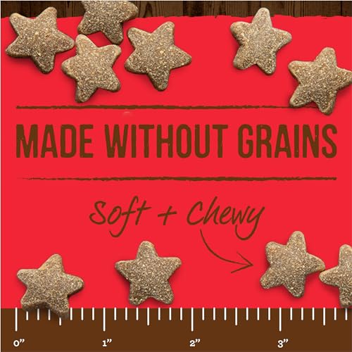 Power Bites Natural Soft And Chewy Real Meat Dog Treats, Grain Free Snack With Real Beef Recipe - 6 oz. Bag