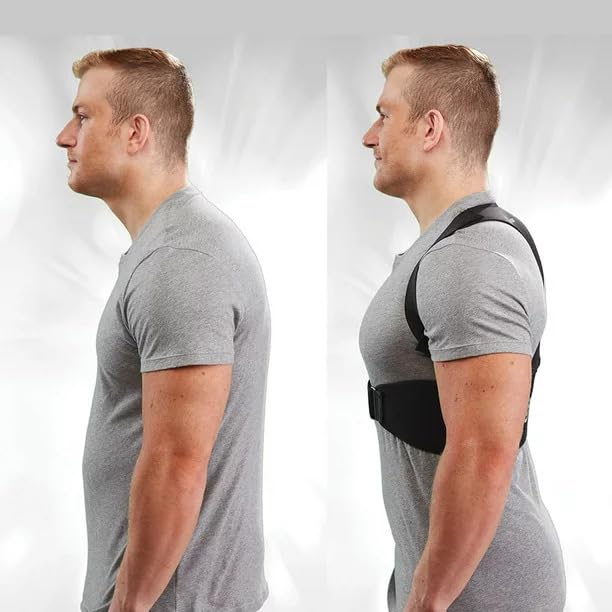 Arrow Posture - Fully Adjustable Posture Support &amp; Posture Corrector for Upper Body - Helps Correct Slouching, Text Neck and Hunching Over (L/XL)