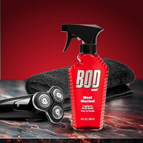 BOD Man Fragrance Body Spray, Most Wanted, 8 fl oz