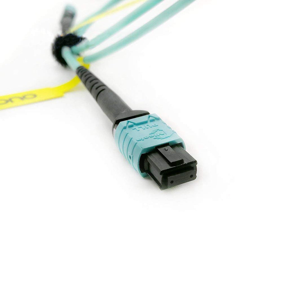 Karono 10ft/3M MPO to MPO Fiber Patch Cable, 8 Fibers O