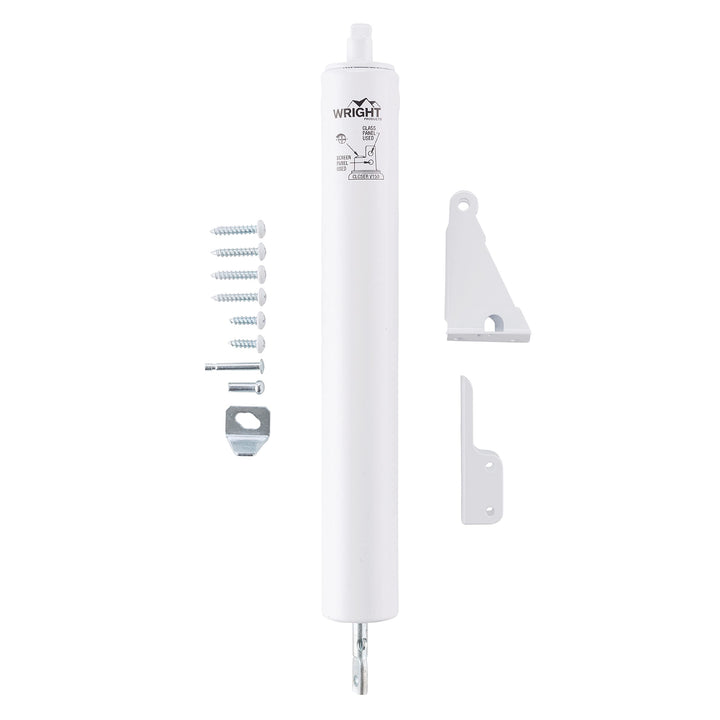 V150WH Heavy Duty Pneumatic Screen and Storm Door Closer White