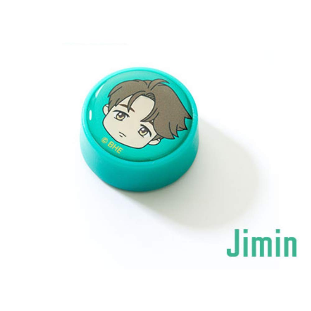 [BTS Official Merchandise] Fans Gift - K-Pop Idols Goods - BTS Character Figure Toothbrush with Convenient Magnetic Holder (Jimin)