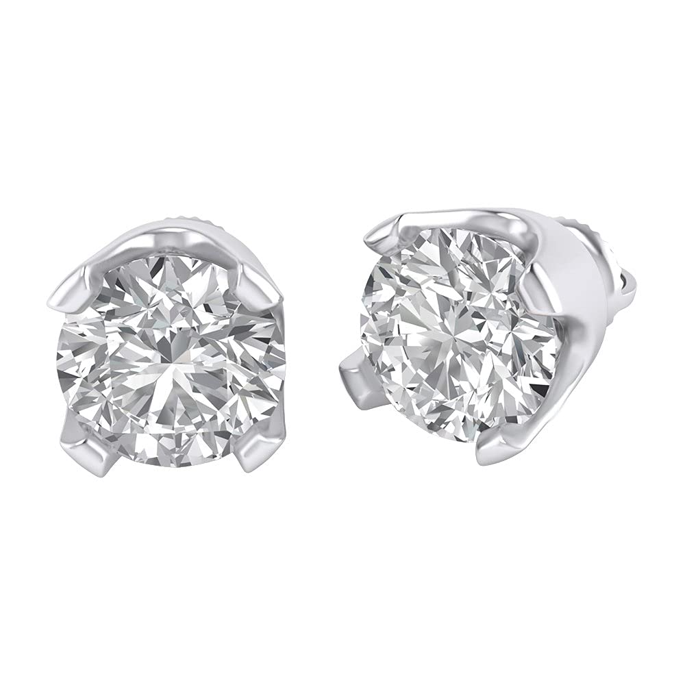 7 mm Round Cubic Zirconia 925 Sterling Silver,Unique So