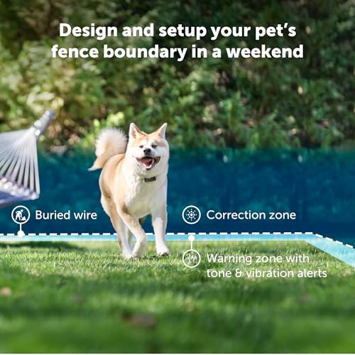 Stubborn Dog Fence Collar - Dog Electric Collar Waterproof Receiver, Battery Operated, In Ground Containment for Pets, from The Parent Company of Invisible Fence Brand