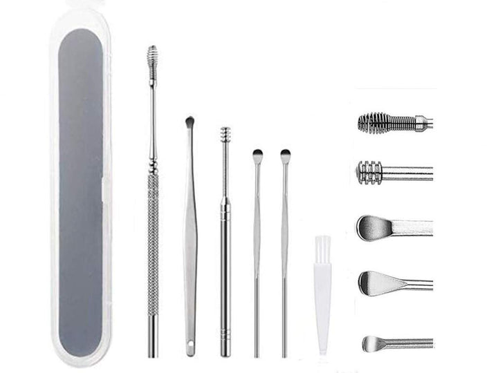 5 Pcs Ear Pick, Ear Cleansing Tool Set, Ear Curette Ear