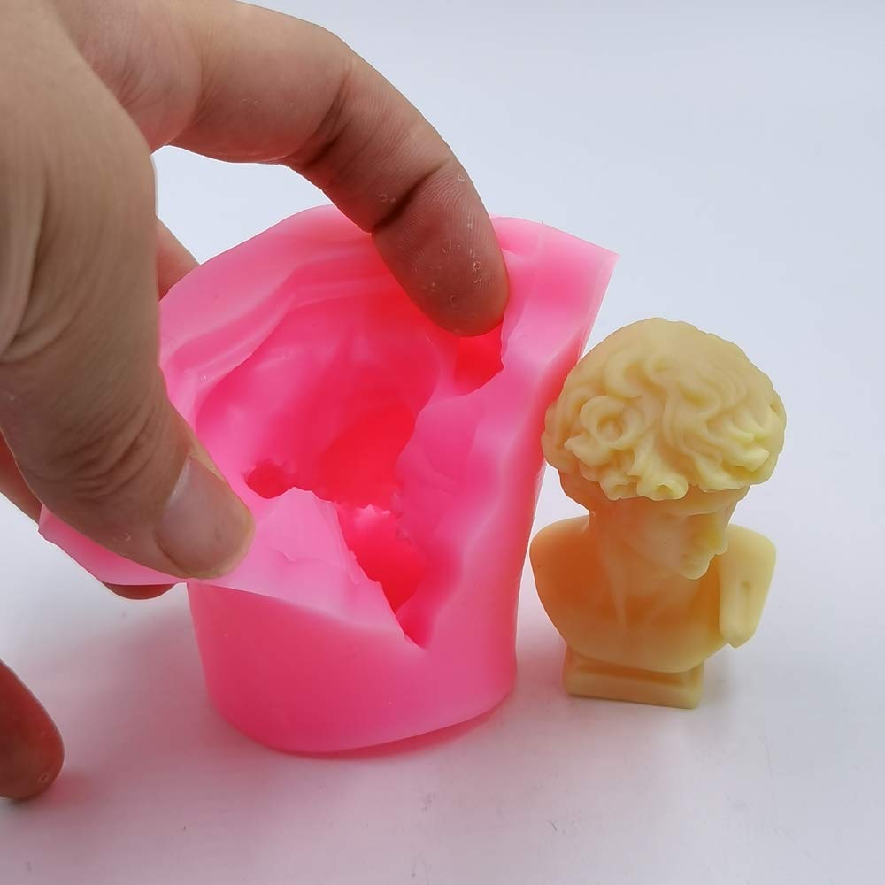 Mini Lady Design Silicone Candle Wax Mold Chocolate Mould Decorated Silicone Molds for Resin Epoxy Gypsum Crafts Candle Making