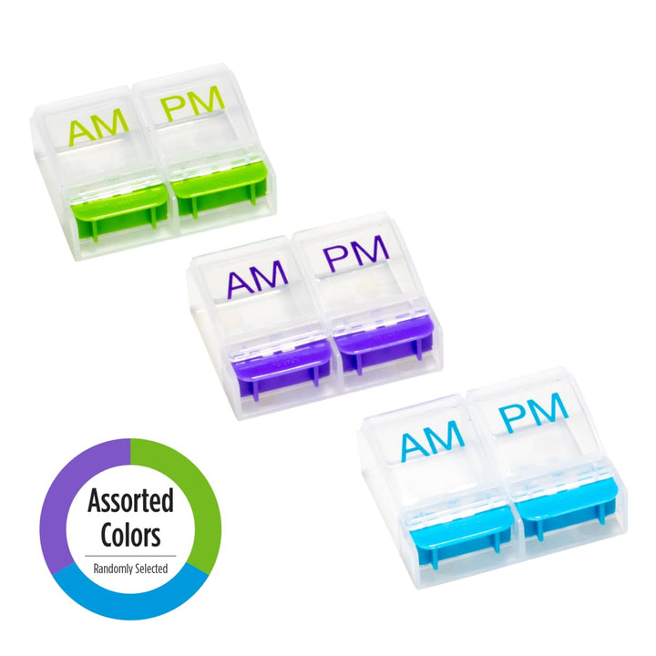 Ezy Dose 1 Day AM/PM Push Button Pill Reminder