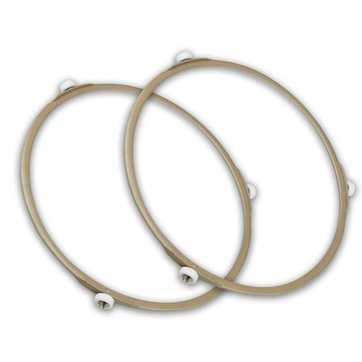 2 Pieces Large Microwave Oven Inner Dia 8.2 Inch Turntable Rotating Turntable Support Roller Ring