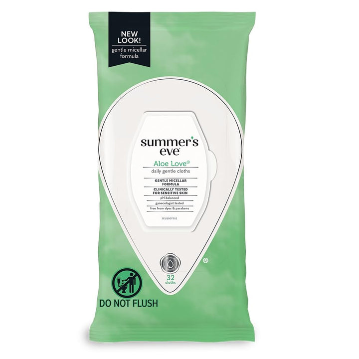 Summer's Eve Target Exclusive Aloe Love Cleansing Cloths - 32 Count
