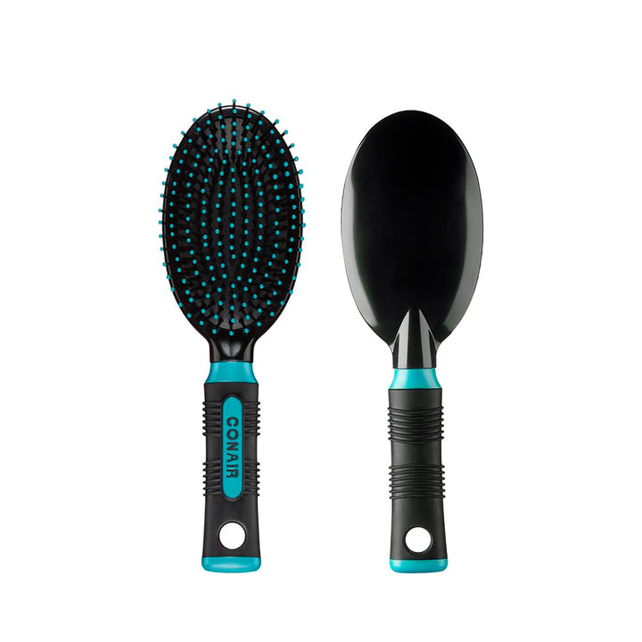 Conair Salon Results Hairbrush - Hair Brush - Cushion Base Hairbrush for All Hair Types - Hairbrush for Men and Women