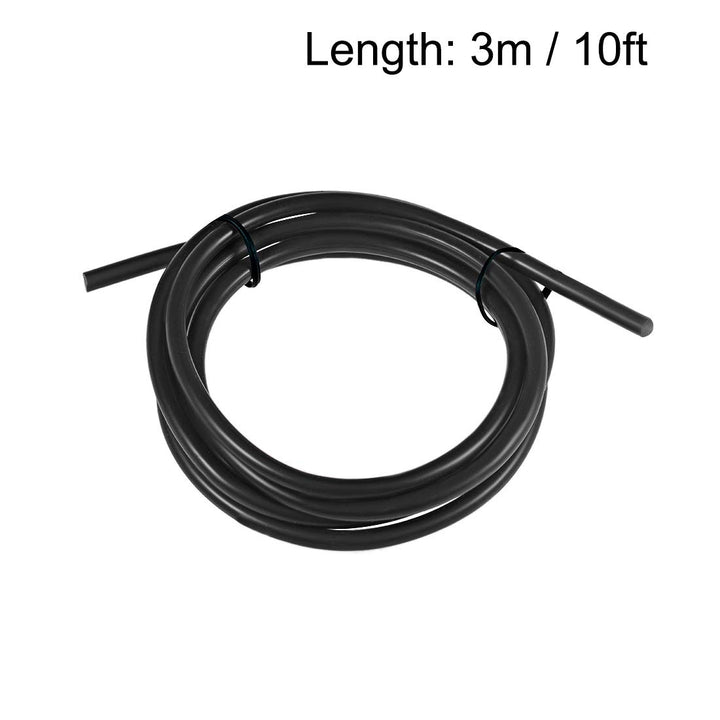 Silicone Tube, 1/8 (3mm) ID x 3/16 (5mm) OD 3 Meter/10ft Silicone Rubber Tube Air Hose Water Pipe for Pump Transfer Black