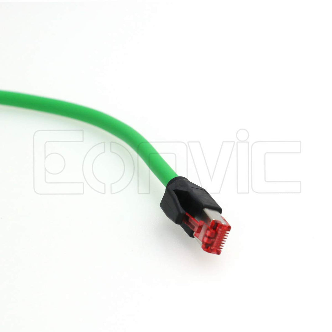 Eonvic M12 4 Pin D-Code to RJ45 Gigabit Cognex Industri