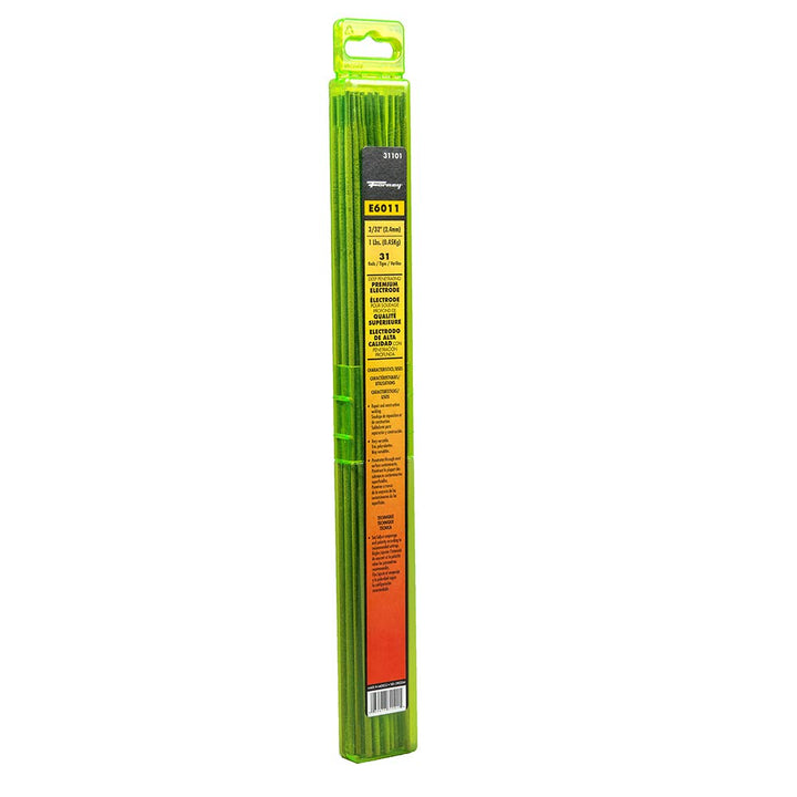 31101 E6011 Welding Rod, 3/32-Inch, 1-Pound