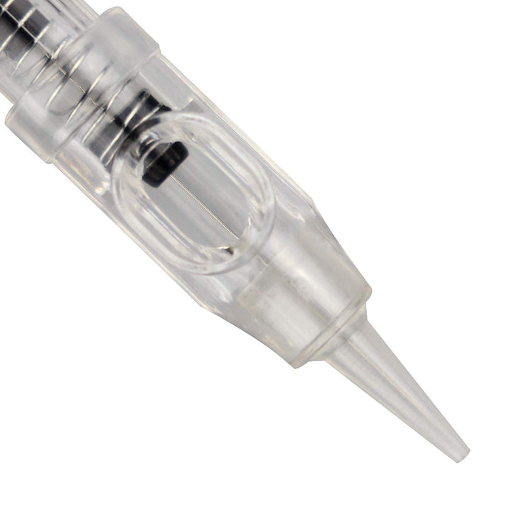 20 Pcs Disposable Permanent Makeup Cartridge Needles Disposable Eyebrow Tattoo Needle for Permanent Makeup Pen Machine (1R-20 pcs)