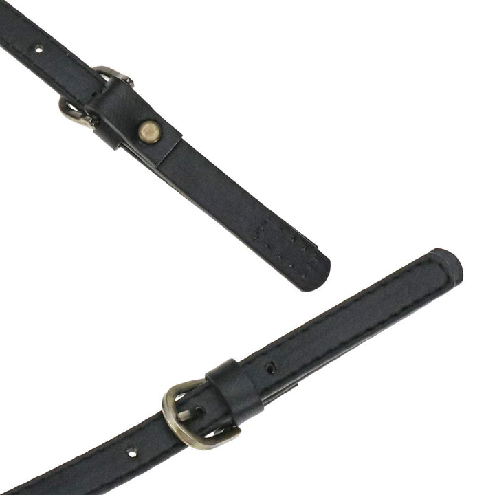 PU Leather Purse Handles 2 Pcs 65cm to 71cm Adjustable Leather Shoulder Strap Black Leather Purse Strap,Leather Shoulder Strap Purse Straps Replacement for Crossbody