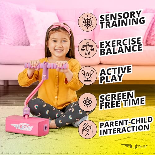 My First Foam Pogo Jumper for Kids Fun and Safe Pogo Stick for Toddlers, Durable Foam and Bungee Jumper for Ages 3 and up, Supports up to 250lbs (Pink)
