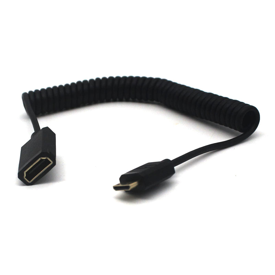MOTONG Standard 4K HDMI 2.0 to Mini HDMI Cable, Coiled 