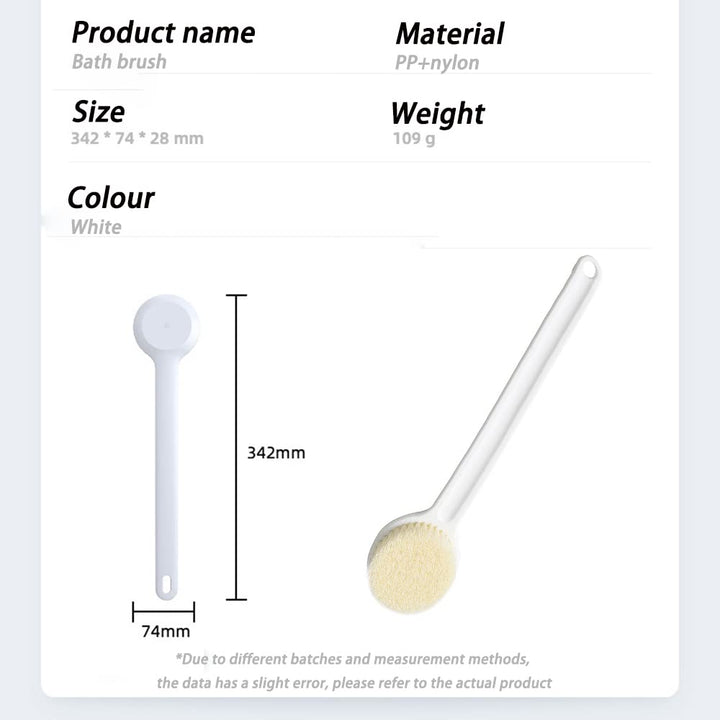 Back Scrubber for Shower, Body Brush,hower Brush for Exfoliating Improve Skin, Long Handle Cleans The Body Easily,Improve Blood Circulation Cellulite Treatment