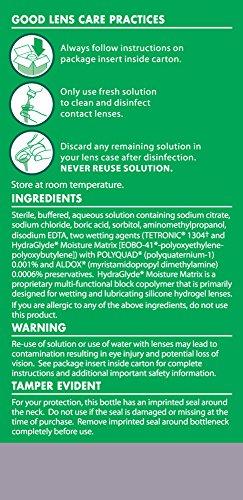 Opti-Free Puremoist Multi-Purpose Contact Lens Cleaning