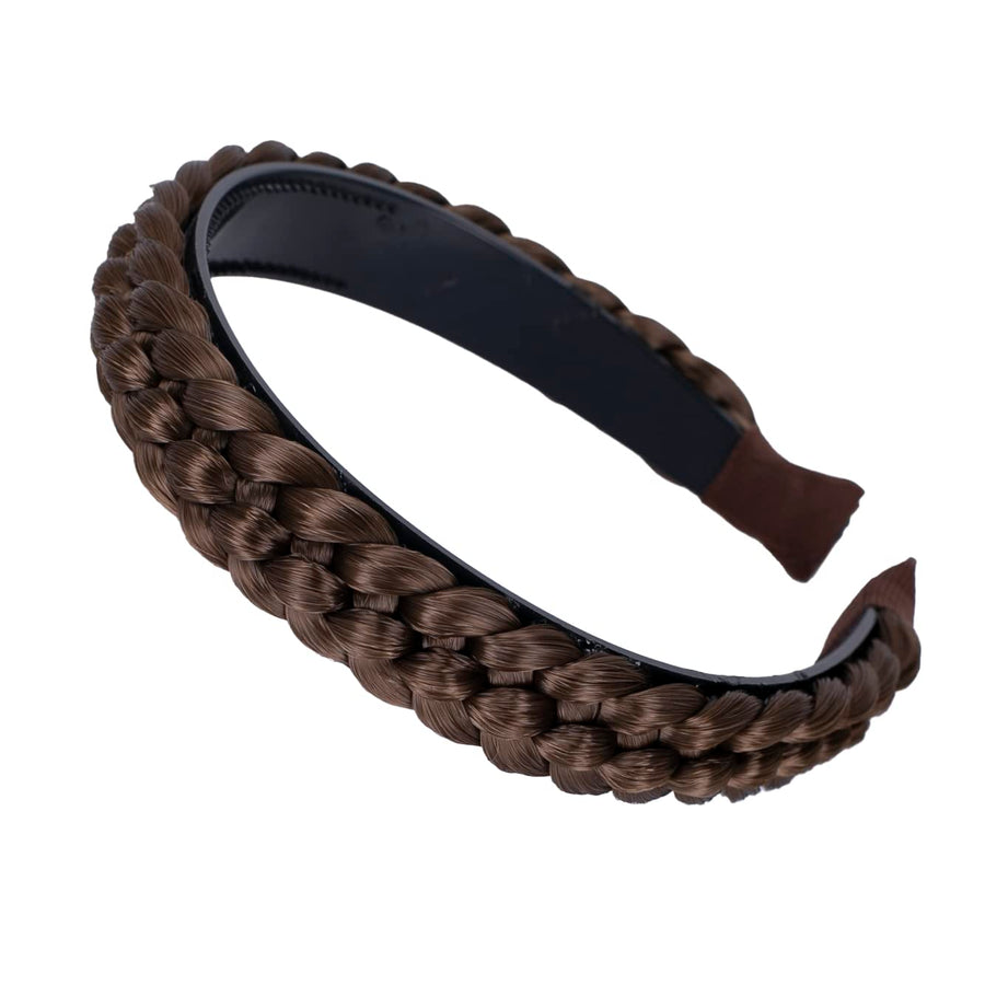 light brown # 12 HR8 : PRETTYSHOP Hair Band Plaited Braid Headband Hairpiece light brown # 12 HR8