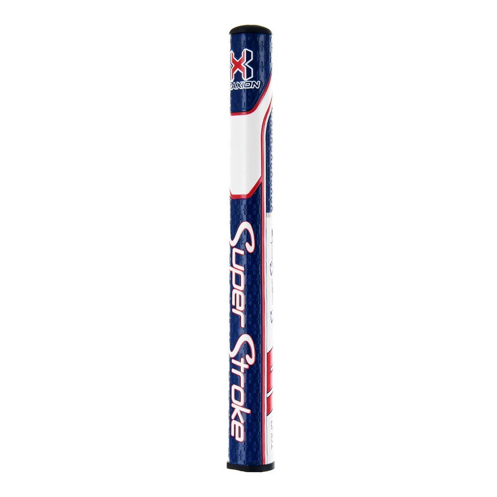 SuperStroke Traxion Tour Golf Putter Grip, Red/White/Blue (Tour 5.0) | Advanced Surface Texture That Improves Feedback and Tack | Minimize Grip Pressure with a Unique Parallel Design