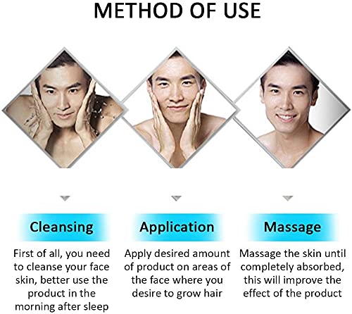 Aichun Beauty Beard Oil Mustache Hair Growth Pure Natural Nutrients Skin Cleansing Vitamins Grapefruit Seed Oil Ginger Andrea Hair Growth 30Ml