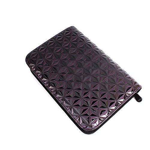 SMITH CHU Hair Shear Scissors Bag Holder - Barber Pouch Cases for Hairdressers - Salon Tools Holster Diamond Quilted Pattern Bag (pink)