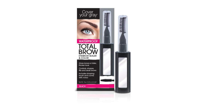 Total Brow Eyebrow Sealer, Black, 0.35 Ounce