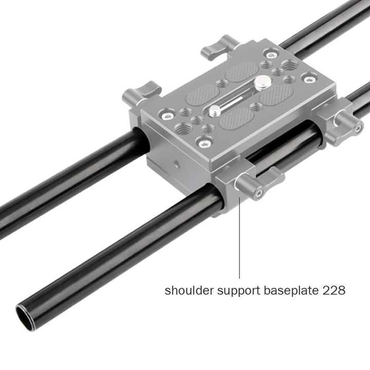 NICEYRIG 15mm Rod 16 Inch (40CM) Long for Shoulder Rig 