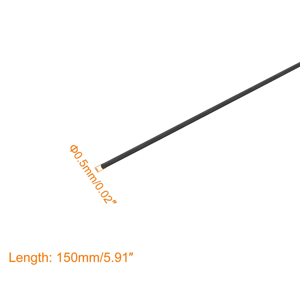 MECCANIXITY Carbon Fiber Rod, 1mm x 100mm for RC Plane 