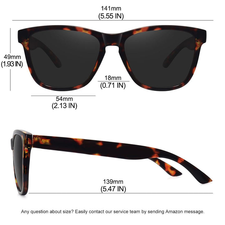 MEETSUN Polarized Sunglasses for Women Men Classic Retr