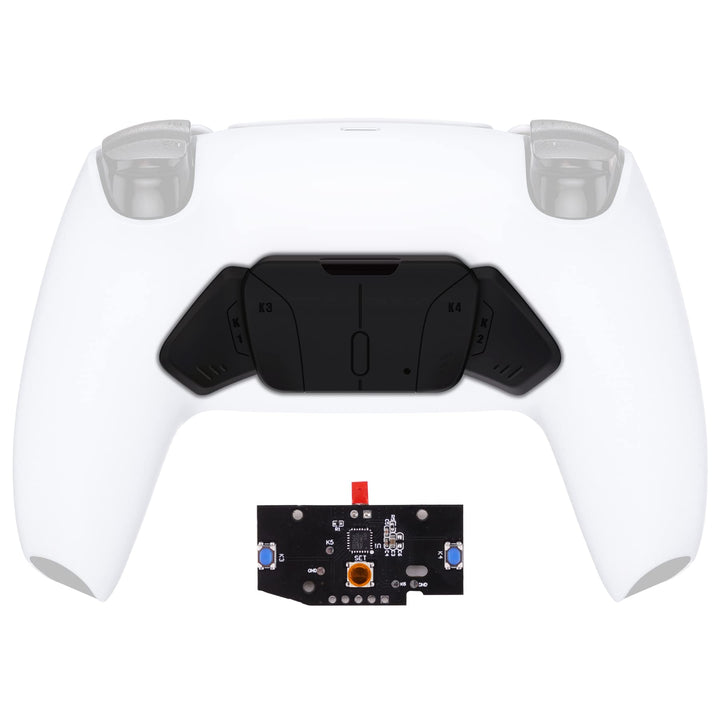 Turn RISE to RISE4 Kit – Redesigned Solid Black K1 K2 K3 K4 Back Buttons Housing &amp; Remap PCB Board for PS5 Controller RISE &amp; RISE4 Remap kit - Controller &amp; Other Accessories NOT Included