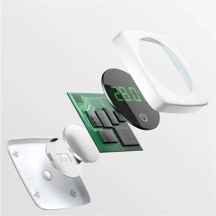 Aquarium Thermometer, LED Touch Screen Fish Tank Thermometer Accurate Stick-on Fish Tank Temperature Sensor for Fish Turtle Betta Fish Amphibians Reptiles