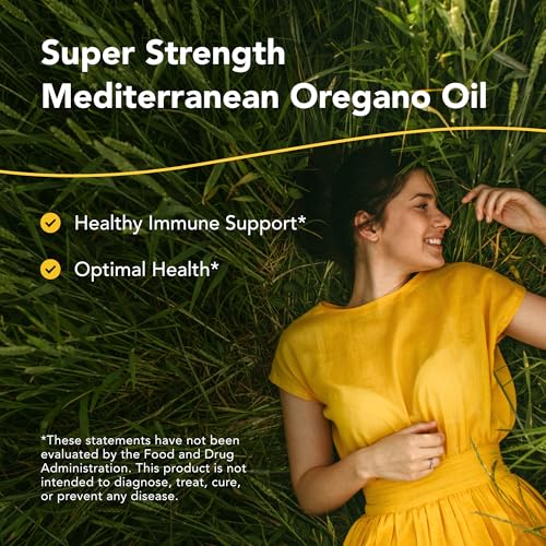 NORTH AMERICAN HERB &amp; SPICE Super Strength Oreganol P73-60 Softgels - Immune System Support - Vegan Friendly Wild Oregano - Non-GMO - 60 Servings