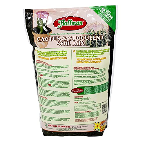 10404 Organic Cactus and Succulent Soil Mix, 4 Quarts, Brown/A