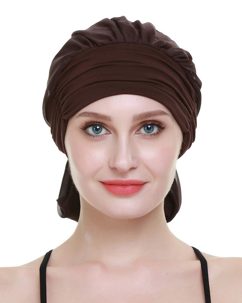 Chemo Turban For Cancer Women HeadWrap Scarves Long Hai