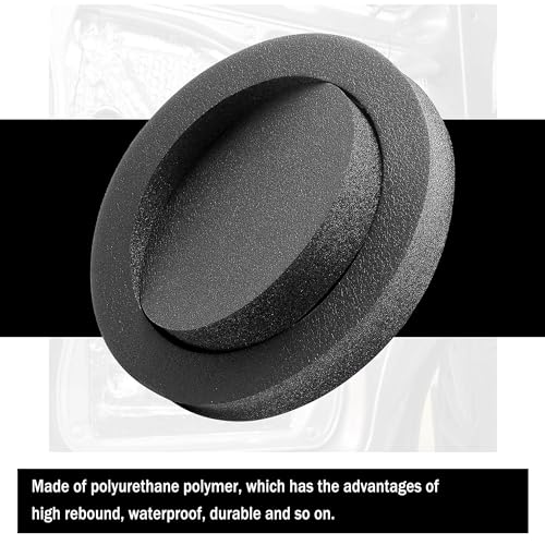 4PCS Speaker Fast Rings 6.5 inch, Car Speaker Foam Baffles Enhancer System Sponge Bass Blocker Kit for 6 and 6.5 Speaker