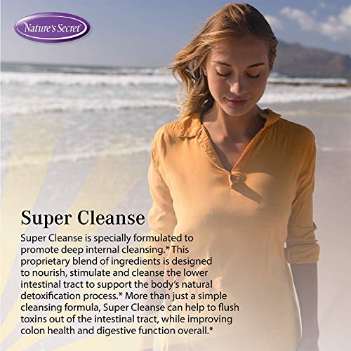 Super Cleanse by Nature&#39;s Secret | Herbal and Probiotic Support, 100 Tablets