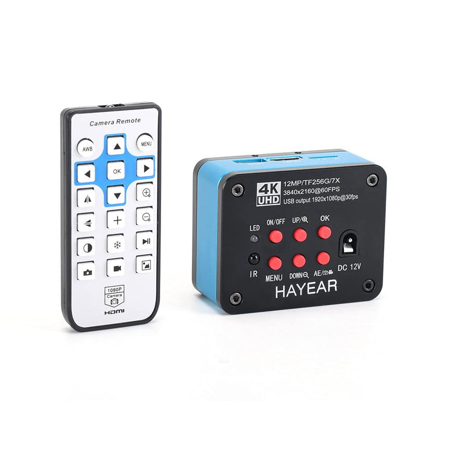 4K UDH 2160P 1080P HDMI USB Industrial Microscope Camera for Machine PCB Board CPU Repair Soldering;PC Support Windows/Mac/Linux System