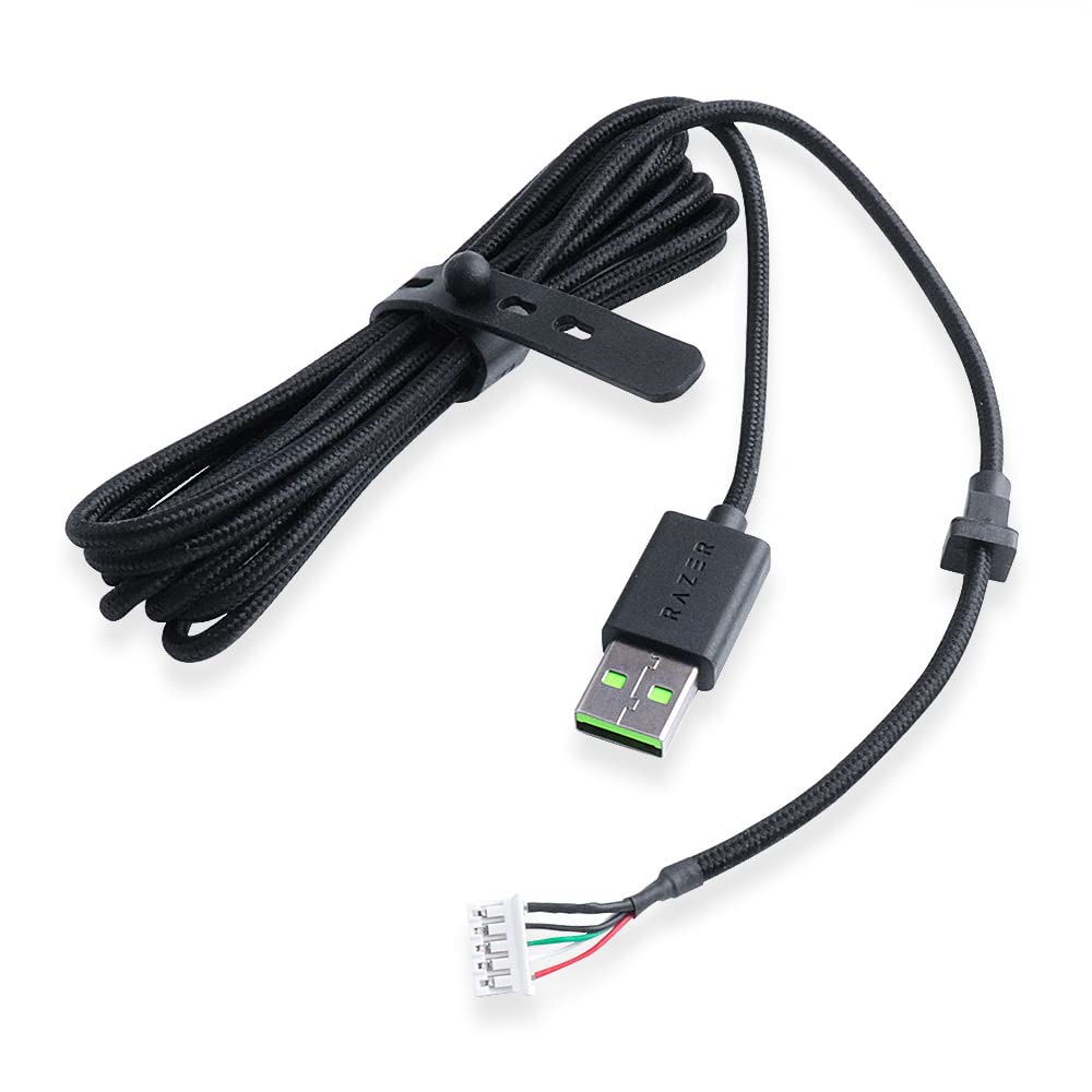 New USB Wire Data line/Audio Cable Replacement for Razer Kraken Kitty Edition/Ultimate Edition Headphone (Black)